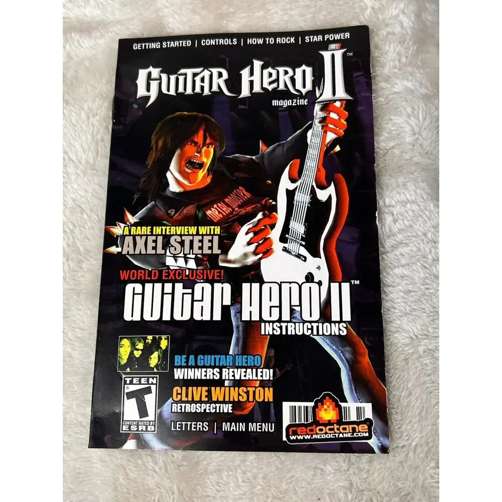 Guitar Hero 2 - Playstation 2 PS2 Game - Tested Complete Black Label CIB